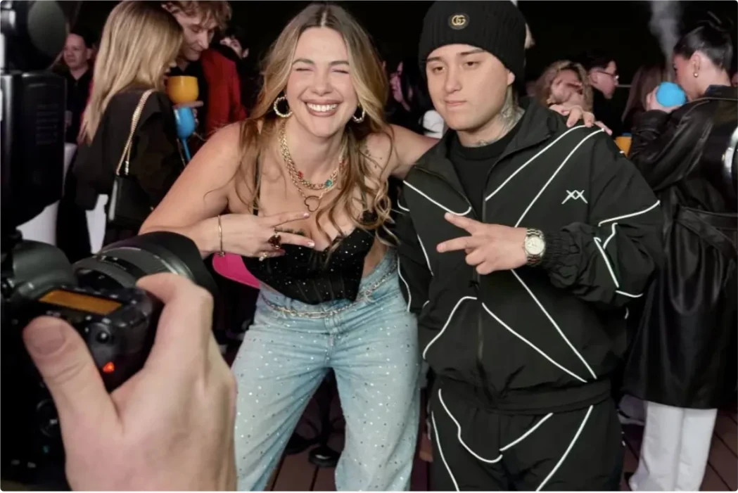 Laura Prieto y Pablo Chill-E en el lanzamiento oficial de Lolyta Fest